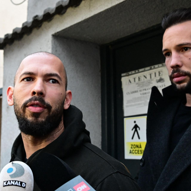 Bivši profesionalni kickboksač i kontroverzni influencer Andrew Tate i njegov brat Tristan, žalbeni sud u Bukureštu