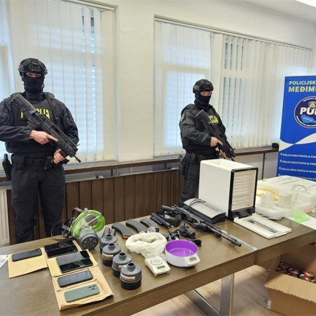 Droga, oružje i novac zaplijenjeni u policijskoj akciji u Međimurju