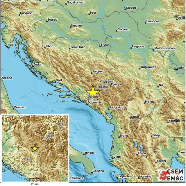 Potres u Crnoj Gori