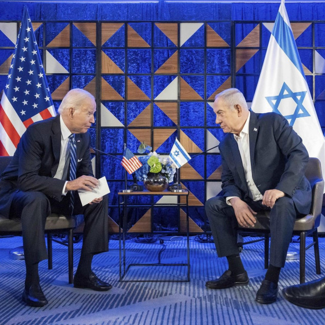 Joe Biden i Benjamin Netanyahu, arhivska fotografija