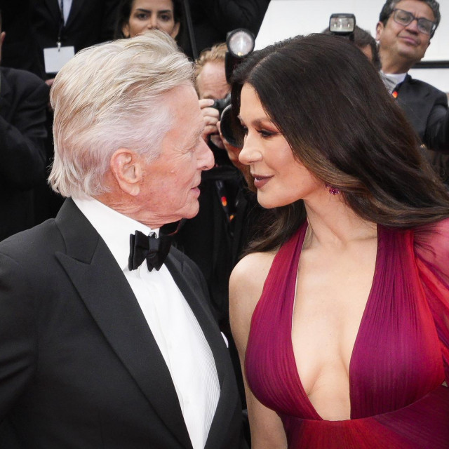 May 17, 2023, Italy: Foto IPP/Daniele Cifala‘.Cannes 16/05/2023.‘‘Jeanne du Barry‘‘ Screening e Opening Ceremony Red Carpet - The 76th Annual Cannes Film Festival.nella foto: Michael Douglas and Catherine Zeta-Jones,Image: 776430037, License: Rights-managed, Restrictions: * China, France, Italy, Germany, Japan, Netherlands, Poland, Switzerland and UK Rights OUT *, Model Release: no, Credit line: Italy Photo Press/Zuma Press/Profimedia