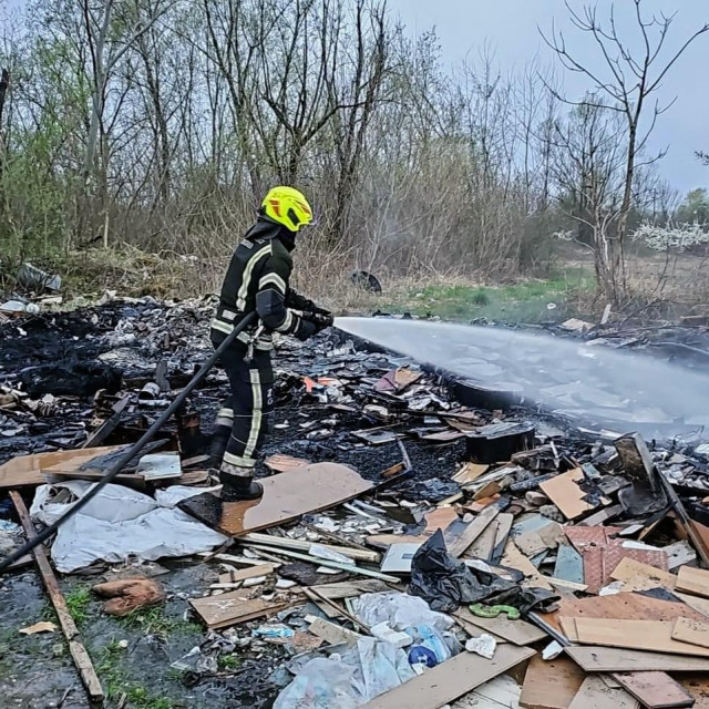 Požar smeća na Jakuševcu, 18.3.2024.