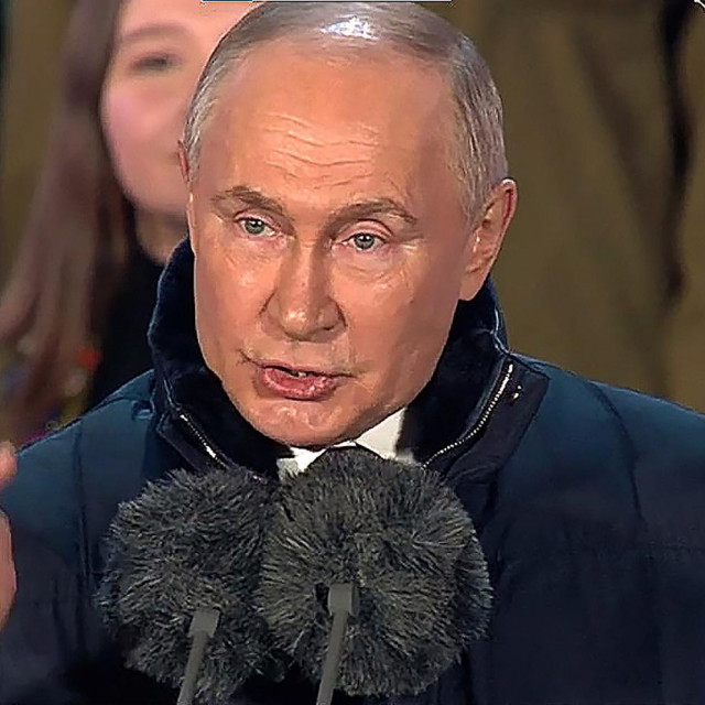 Vladimir Putin na slavlju ‘izborne pobjede‘