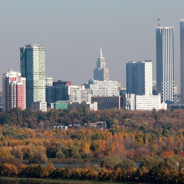 Panorama Moskve, zapadni dio