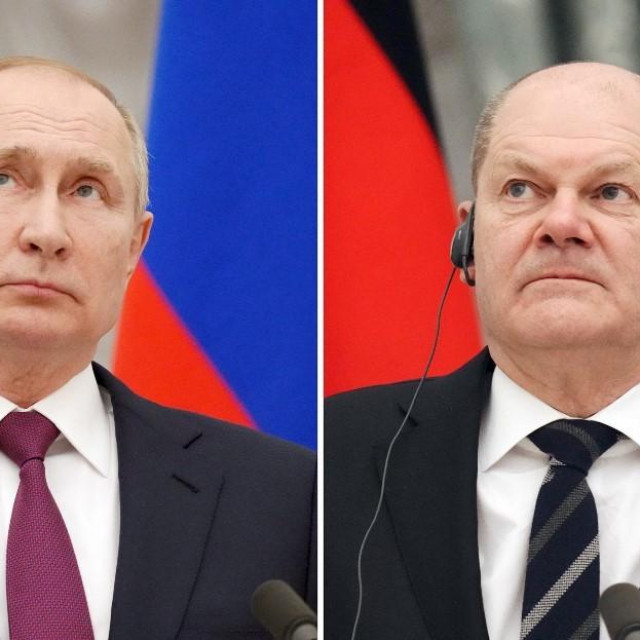 Vladimir Putin i Olaf Scholz