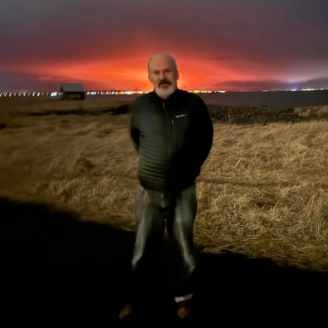 Josip Novakovich na Islandu u vrijeme erupcije vulkana 13. travnja