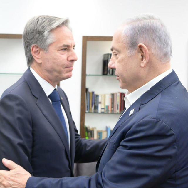 Antony Blinken i Benjamin Netanyahu