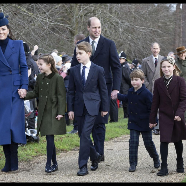 Princ William, princeza Kate, princ George, princeza Charlotte i prince Louis