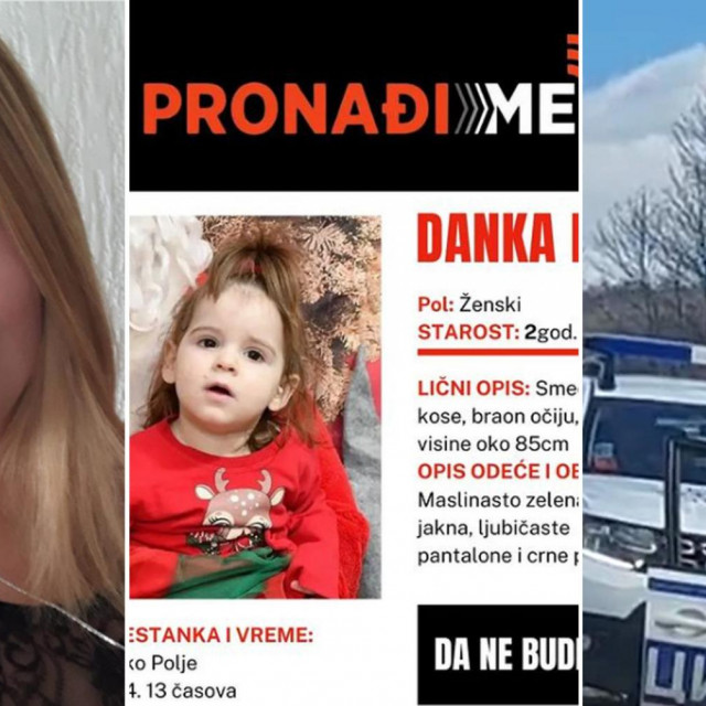 Ivana Ilić, Danka i policija na mjestu nestanka
