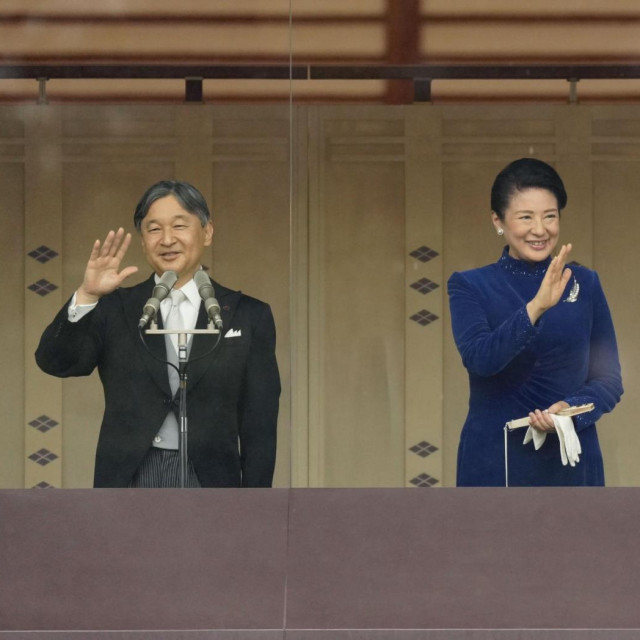 Japanski car Naruhito, carica Masako i njihova kći, princeza Aiko