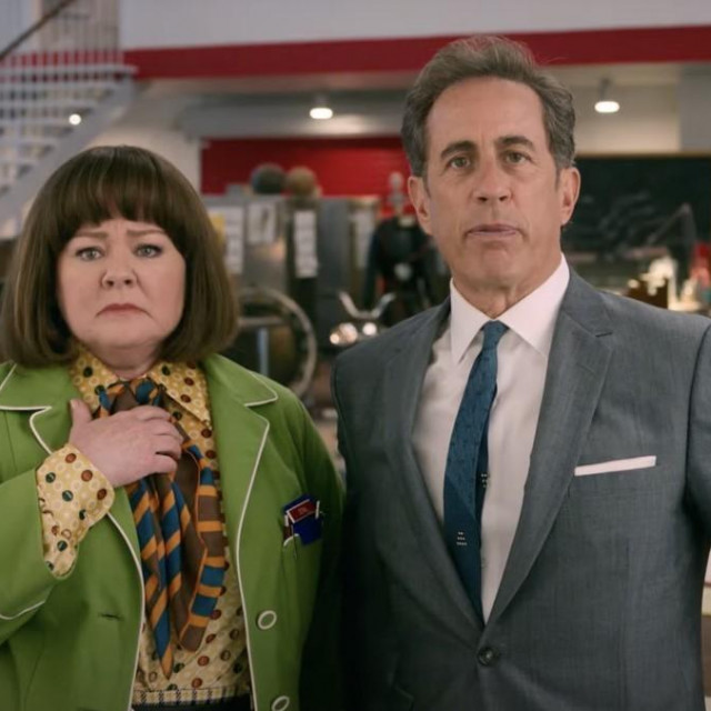 29-3-2024

Upcoming new film ”Unfrosted”.

Pictured: Jerry Seinfeld and Melissa McCarthy,Image: 860830759, License: Rights-managed, Restrictions:, Model Release: no, Credit line: NETFLIX/Planet/Profimedia