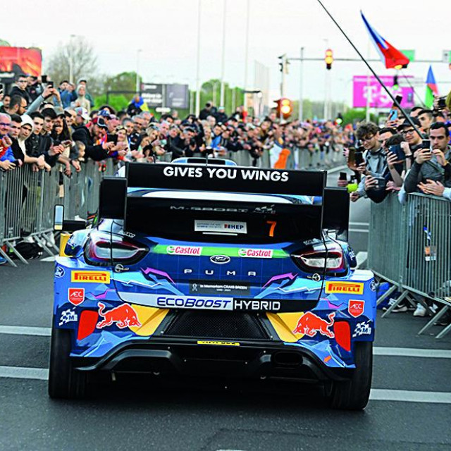 Revijalni start utrke WRC Croatia Rally 2023