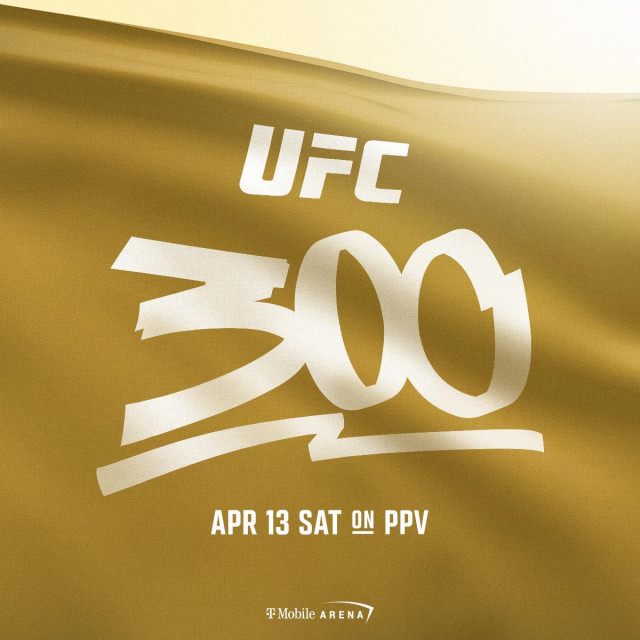 UFC 300 poster