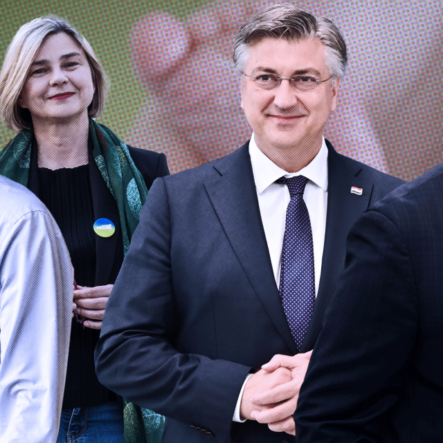 Ivan Penava (DP), Sandra Benčić (Možemo!), Andrej Plenković (HDZ) i Peđa Grbin (HDZ)