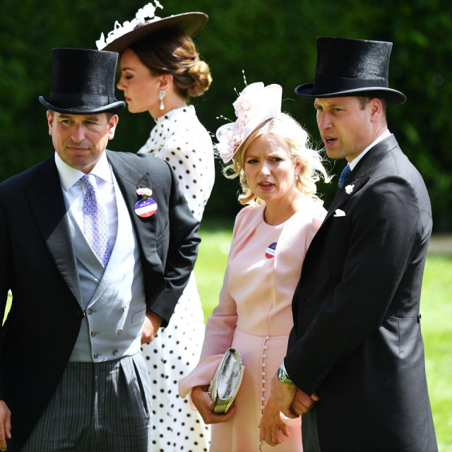 Peter Phillips, Lindsay Wallace and Prince William
Royal Ascot, Day Four, Horse Racing, Ascot Racecourse, Berkshire, UK - 17 Jun 2022