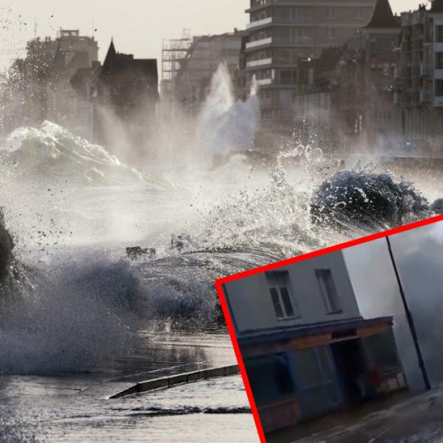 Ogromni valovi u Bretanji