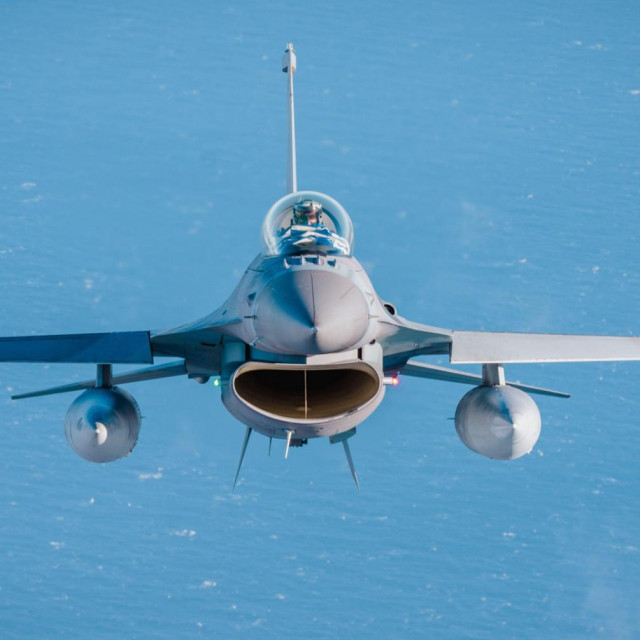 Ilustracija: Borbeni avion F-16 Zračnih snaga Grčke