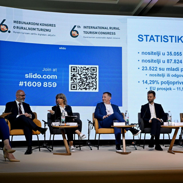 Jasna Damjanović, Zdravko Tušek, Sunčana Glavak, Goran Punda, David Pejić i Tamara Pocedulić na panel raspravi