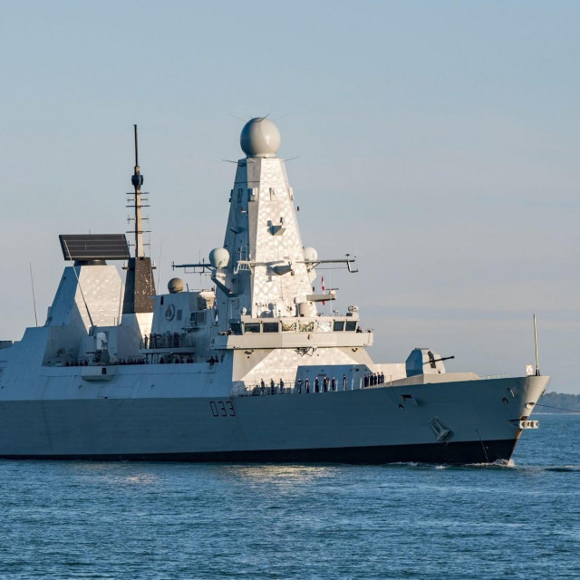 Razarač Britanske kraljevske mornarice (ilustrativna fotografija)