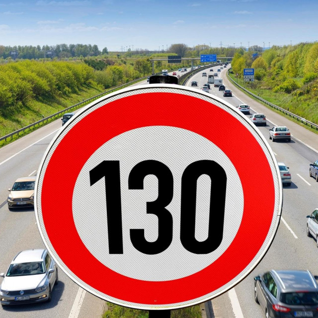 Ograničenje brzine na Autobahnu, ilustracija
