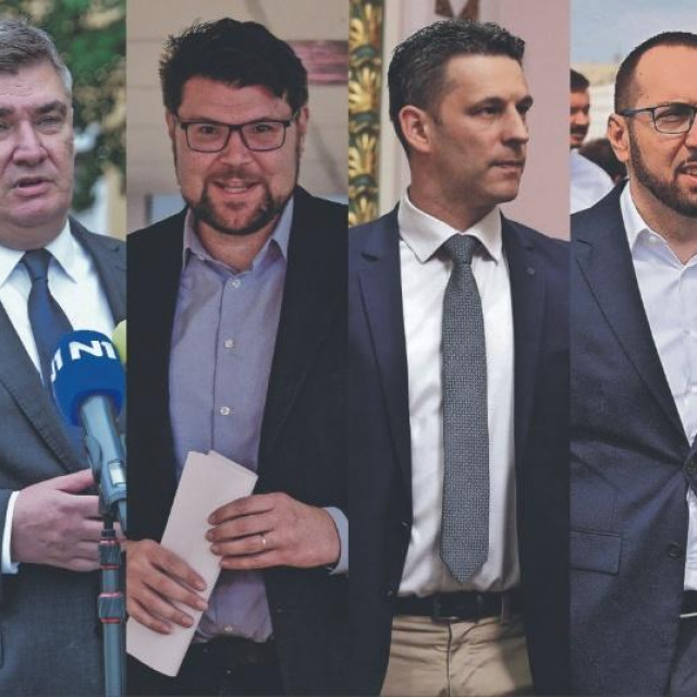 Andrej Plenković, Zoran Milanović, Peđa Grbin, Božo Petrov, Tomislav Tomašević, Ivan Penava
