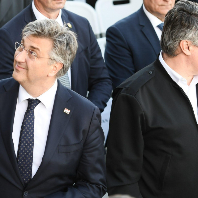 Premijer Andrej Plenković i predsjednik Republike Zoran Milanović