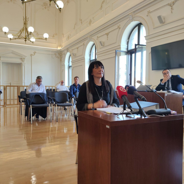Ksenija Špoljarić, knjigovodstveno-financijska vještakinja na suđenju Zdravku Mamiću na Županijskom sudu u Osijeku