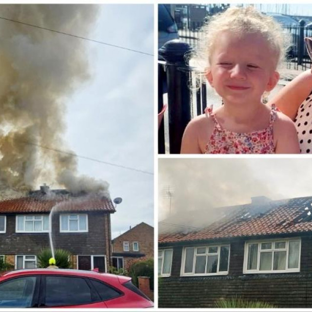 Olivia Patterson (6) i požar koji je zahvatio njenu obiteljsku kuću
