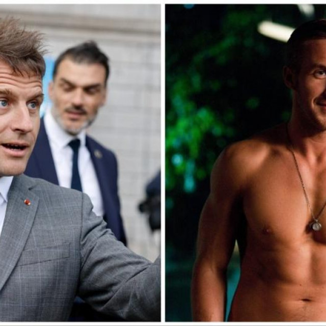 Emmanuel Macron i Ryan Gosling