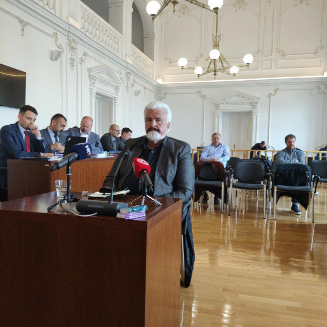 Tomislav Marčinko, svjedok na suđenju Zdravku Mamiću i ostalima na Županijskom sudu u Osijeku