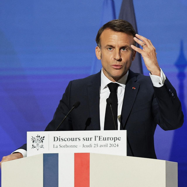 Emmanuel Macron govor je održao na Sorboni