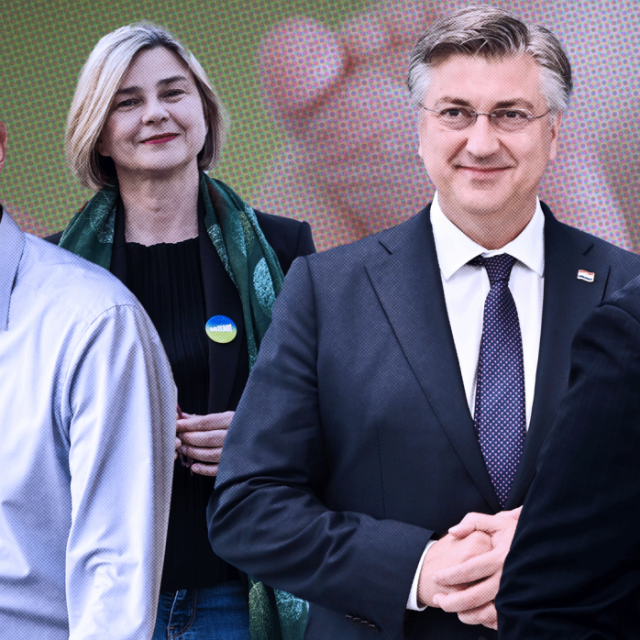 Ivan Penava (DP), Sandra Benčić (Možemo!), Andrej Plenković (HDZ), Peđa Grbin (HDZ)
 