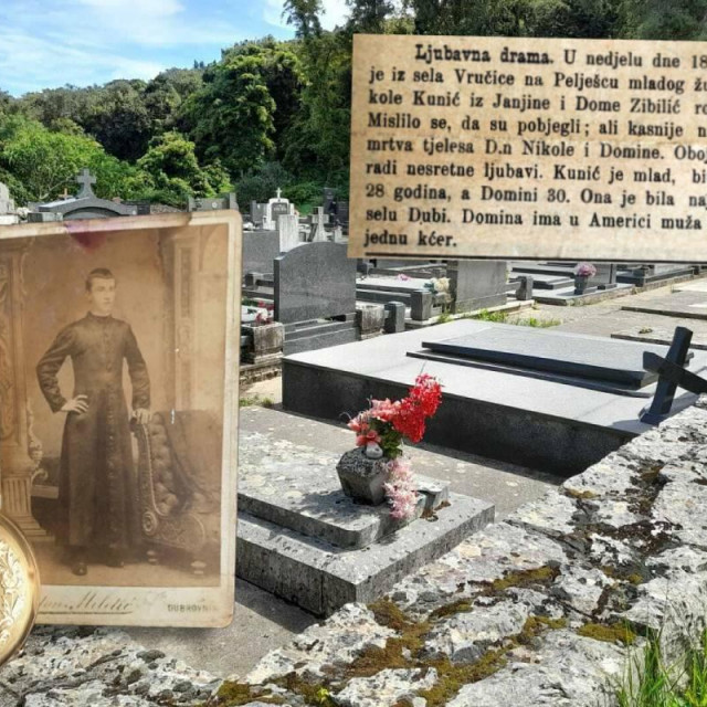 Niko i Dome pokopani su izvan groblja u Dubi Pelješkoj