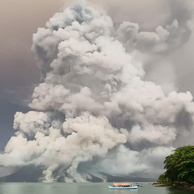 Najnovija erupcija vulkana Ruang