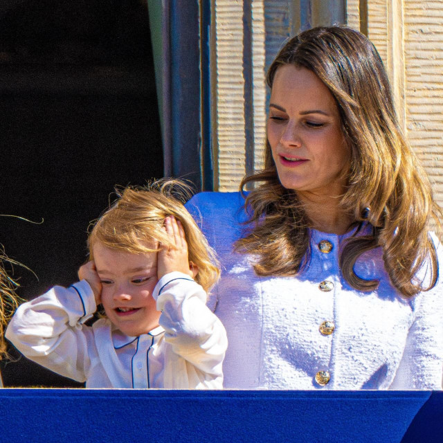Point de Vue Out
Mandatory Credit: Photo by Shutterstock (14455665eh)
Princess Sofia, Prince Alexander and Prince Julian during the 78th birthday celebrations of the Swedish King at the courtyard of the Royal Palace in Stockholm, Sweden.
King Carl Gustaf birthday celebrations, Stockholm, Sweden - 30 Apr 2024