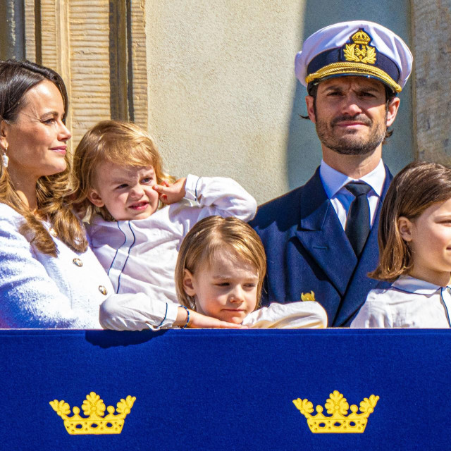 Princ Carl Philip, princeza Sofia, princ Alexander, princ Gabriel i princ Julian