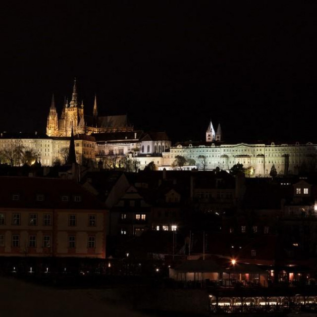 Noćna panorama Praga/Ilustracija
