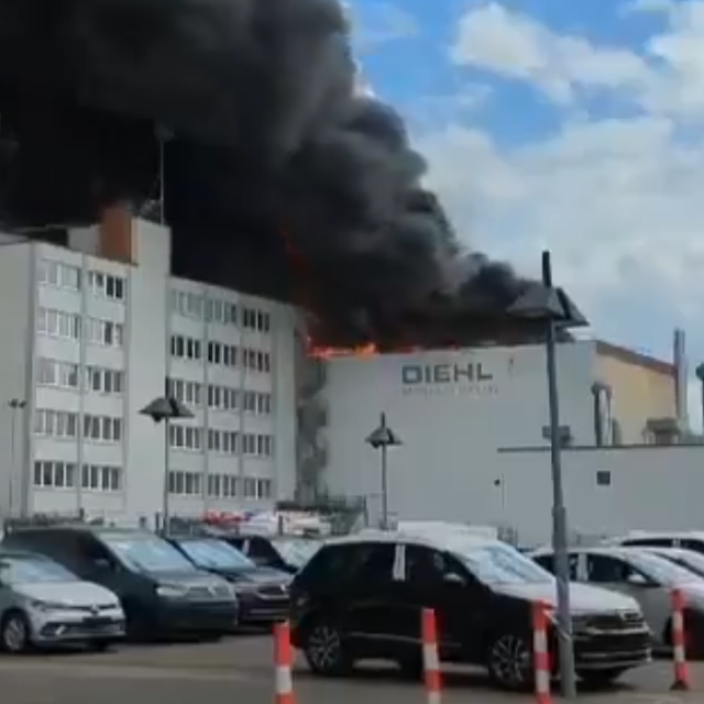 Požar u berlinskoj tvornici