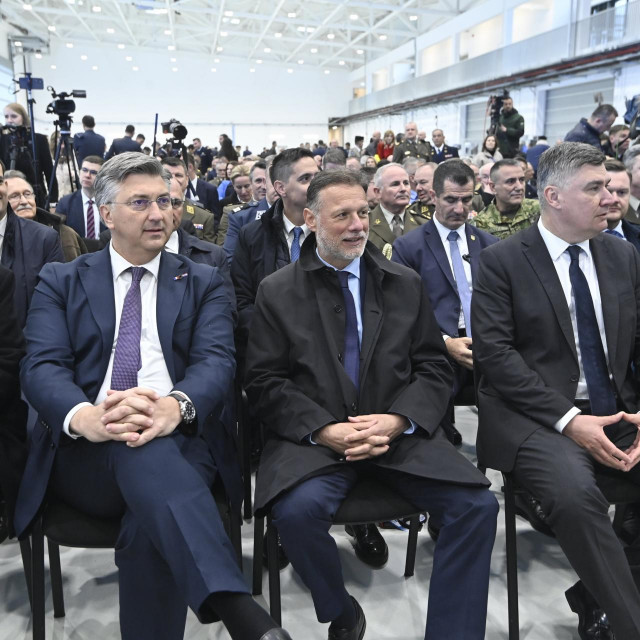 Andrej Plenković, Gordan Jandroković, Zoran Milanović 
