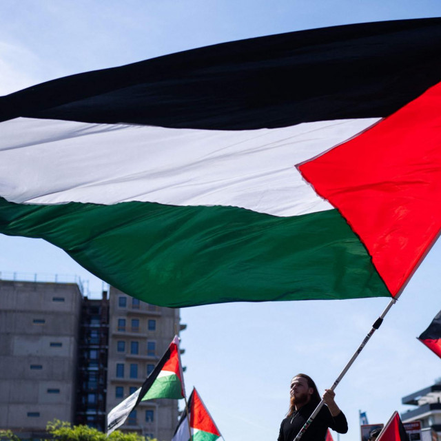 Ilustrativna fotografija, zastava Palestine