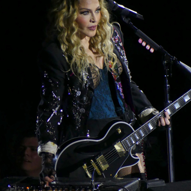 Madonna tijekom Celebration turneje u New Yorku
