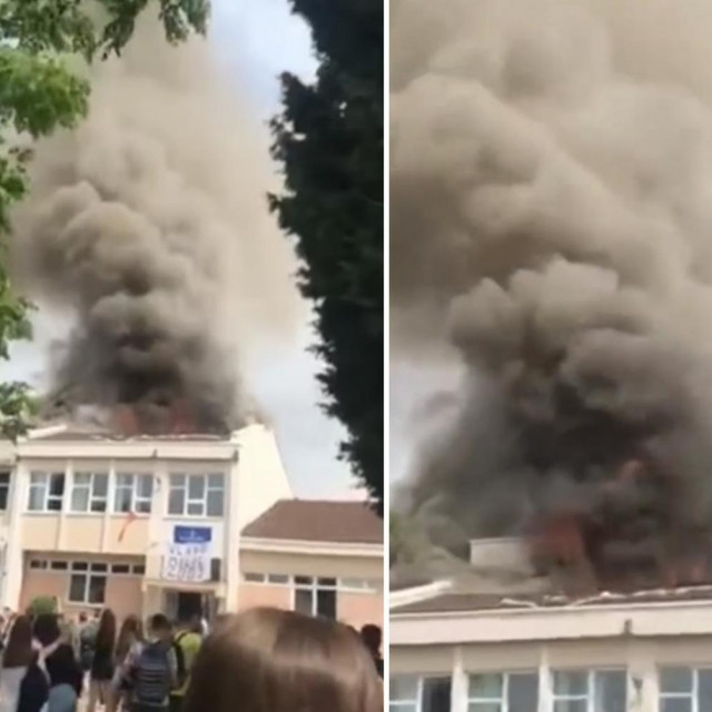 Zapaljena škola