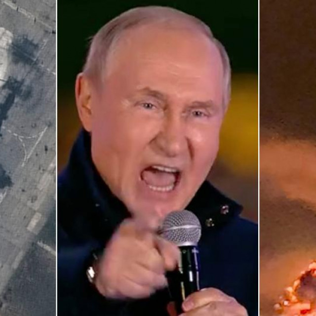 Prizori udara na Krim i Vladimir Putin