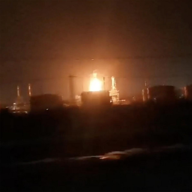 Napad na rafineriju u Slavjansku