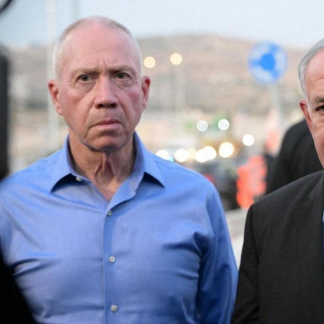Yoav Gallant i Benjamin Netanyahu 