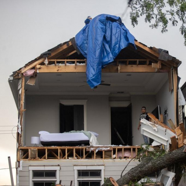 Oštećena kuća u Houstonu