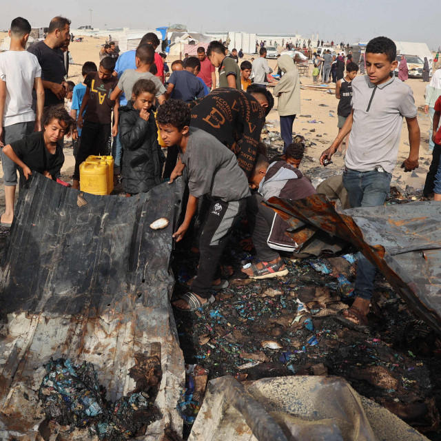 Poprište izraelskog napada na Rafah
