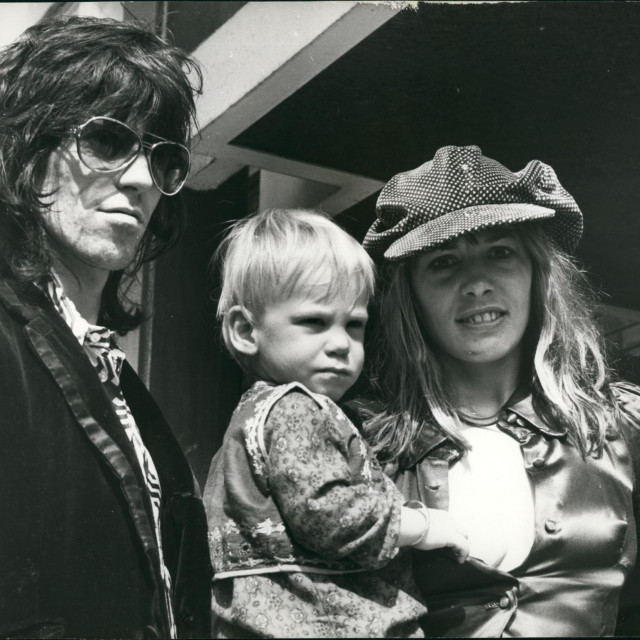 Keith Richards i Anita Pallenberg sa sinom Marlonom
