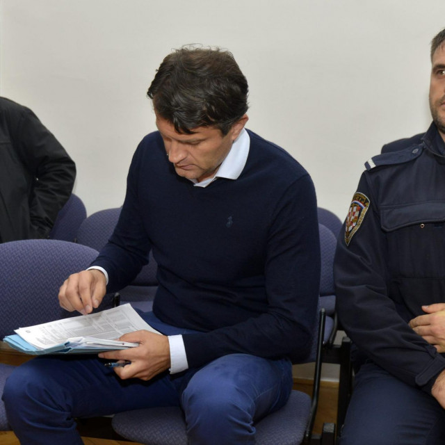 Ivica Đolo na suđenju zbog razbojništva na Županijskom sudu u Zagrebu 