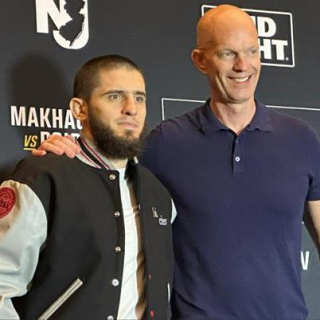 Islam Makhachev i Jeff Novitzky